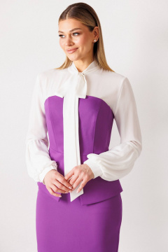 Корсет, юбка Мода Юрс 26-2963 пурпурный - фото 3