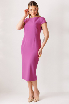 Жакет, платье Мода Юрс 26-2959 пурпурный - фото 2