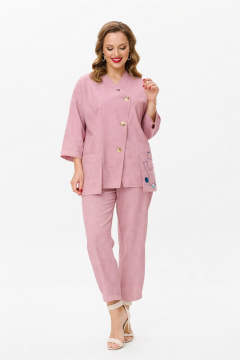 Брюки, жакет Anastasia 1202 пыльная_роза - фото 1