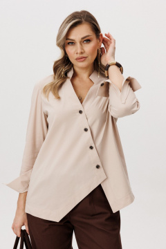 Брюки, рубашка Fantazia Mod 5331 беж/коричневый - фото 4