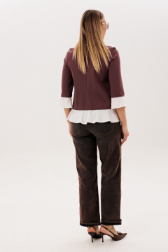 Блуза Anelli 1824 махагон - фото 5