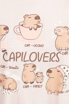 Сорочка Купалинка 40007G.158-164 пудровый - фото 3