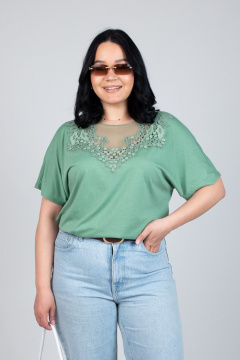 Джемпер Купалинка 30901G.158-164 зеленый - фото 1