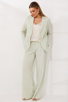 Брюки, жакет Мода Юрс 26-2924 салатовый - фото 5