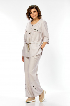 Блуза, брюки Matini 1.1100 молочный - фото 4