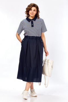 Платье Matini 3.1808 сине-белый - фото 1