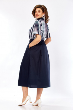 Платье Matini 3.1808 сине-белый - фото 5