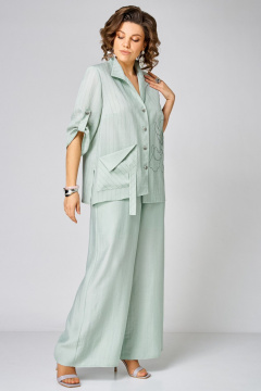 Блуза, брюки Мишель стиль 1355 мятный - фото 5