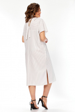 Платье Matini 3.1774 белый+полоска - фото 3