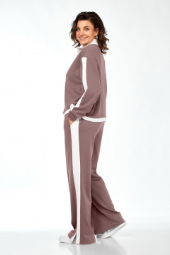 Брюки, джемпер Ольга Стиль С-948 пепельно-розовый - фото 2
