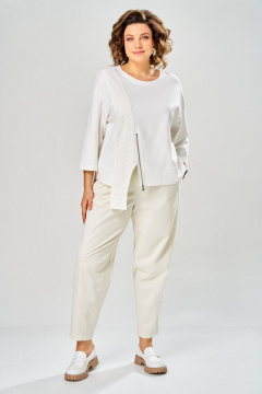 Брюки, джемпер Диомант 2160 молочный - фото 1
