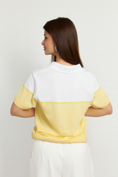 Футболка Belange 3578 желто-белый - фото 5