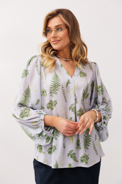 Блуза, юбка Anastasia 1049.1 темно-серый - фото 3