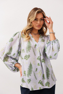 Блуза, юбка Anastasia 1049.1 темно-серый - фото 2