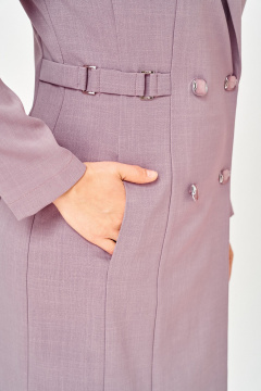 Платье ANASTASIA MAK 1121 пудра - фото 4