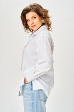 Рубашка ANASTASIA MAK 1324 белый - фото 3