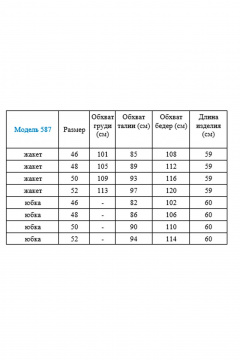 Демисезонный комплект жакета и юбки в деловом стиле Gamma Gracia 587 зеленый_белая_клетка - фото 5