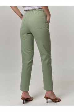 Брюки IUKONA 1009 серо-зелёный - фото 4
