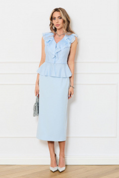 Блуза, юбка Golden Valley 6742 голубой - фото 2