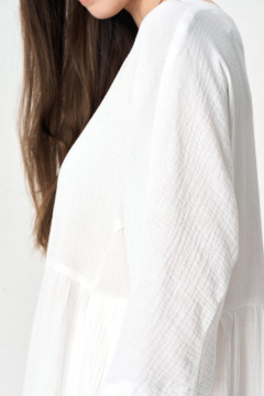 Платье Art Ribbon М3481P_1 молочный - фото 4