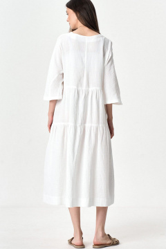 Платье Art Ribbon М3481P_1 молочный - фото 3