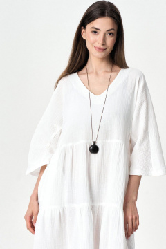 Платье Art Ribbon М3481P_1 молочный - фото 2