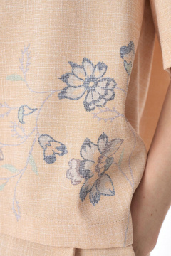 Блуза Art Ribbon М3652T песок - фото 5