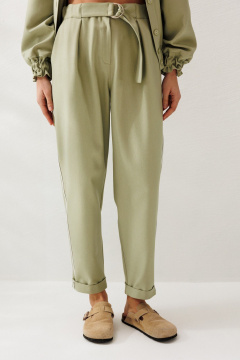Блуза, брюки Ларс Стиль 1215 олива - фото 2