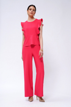 Комбинезон красный из текстиля для на каждый день Noche mio 9.118 SAFOU - фото 1