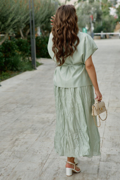 Жилет, платье Vittoria Queen 28013/1 салатовый - фото 5