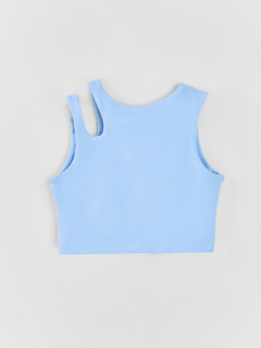 Велосипедки, топ Mark Formelle 397748/25-40441П-5 небо_печать_2_сл_на_пол - фото 3