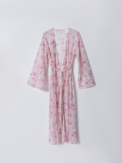 Халат Mark Formelle 552297/25-ОБР39957ПП-10 розы_на_св.молочном_010.2_Сублимация_полотна - фото 1