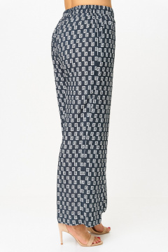 Блуза, брюки БелЭльСтиль 875.3 _22_22+605-2_73_22 сине-белый_принт - фото 3