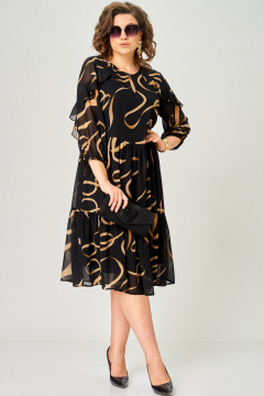 Платье EVA GRANT 7281А принт_ленты - фото 2