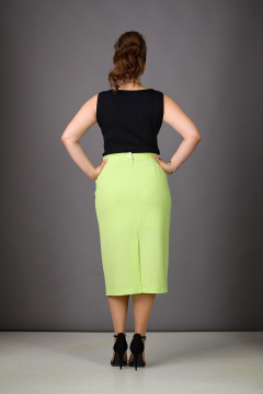 Жакет, юбка Rosheli 1178 салатовый - фото 3