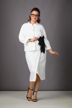 Жакет, юбка Rosheli 1178/1 молочный - фото 2