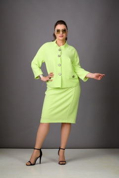 Жакет, юбка Rosheli 1179 салатовый - фото 1