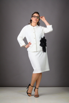 Жакет, юбка Rosheli 1179/1 молочный - фото 3