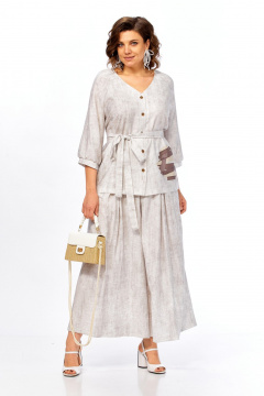 Блуза, брюки Matini 1.1810 молочный - фото 1