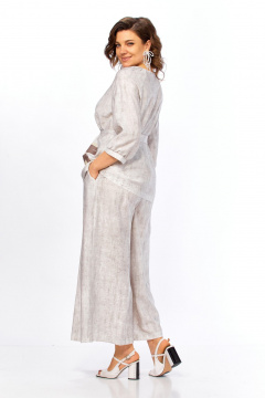 Блуза, брюки Matini 1.1810 молочный - фото 5