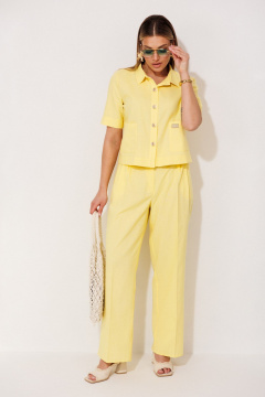 Брюки, жакет Verita 2458 желтый - фото 1
