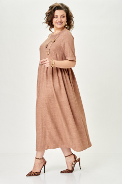 Платье Michel chic 2132/1 миндальный - фото 4