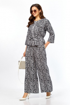 Блуза, брюки Taita plus 2615/3 леопард - фото 5