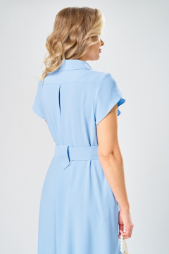 Платье Твой имидж 2368 небесно-голубой - фото 4
