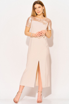 Платье Laikony L-114 пудра - фото 2
