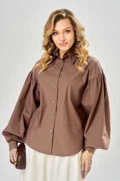 Блуза, юбка ARTELLA А-1022 шоколад+белый - фото 4