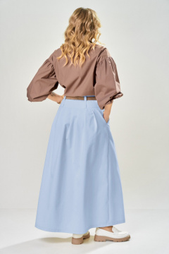 Юбка ARTELLA А-1036 голубой - фото 3