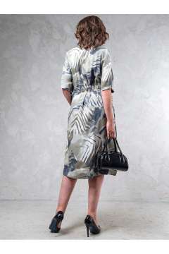 Платье Erika 1536 голубо-зеленый - фото 4