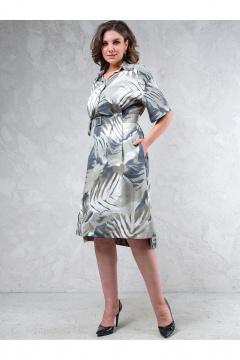 Платье Erika 1536 голубо-зеленый - фото 2