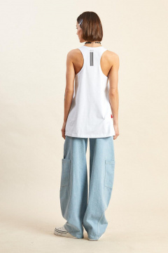 Майка Rivoli 6062 белый - фото 3